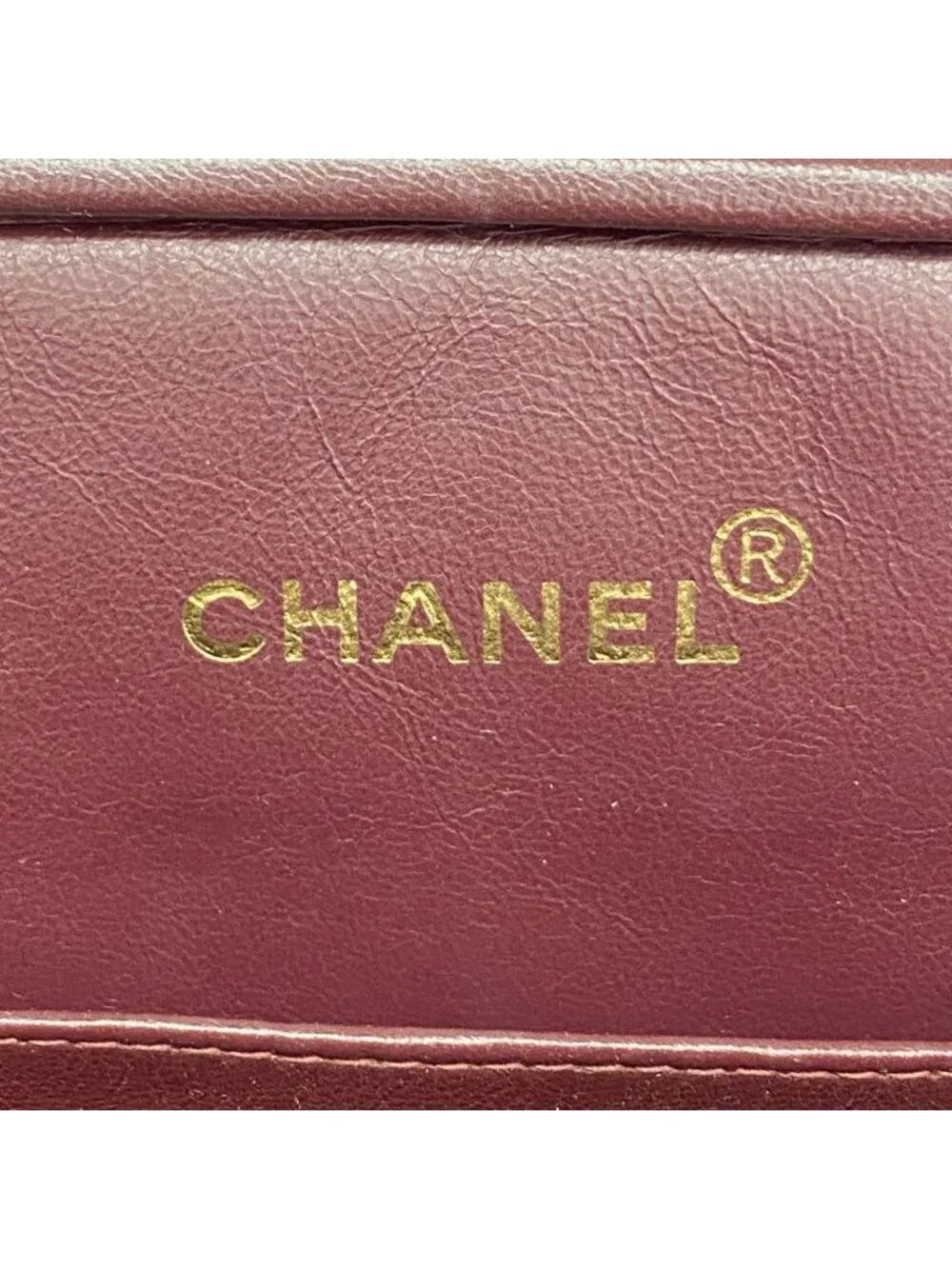 Chanel Shoulder Bag Quilted Lambskin Black Gold
